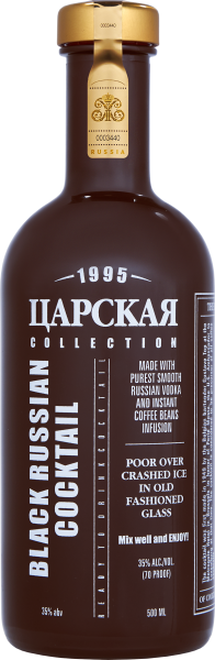 Коктейль Царская Коллекция Блэк Рашн 35% 0,5 л фото