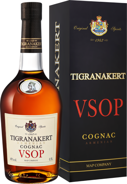 Бренди Тигранакерт ВСОП в п/у 40% 0,5 л фото
