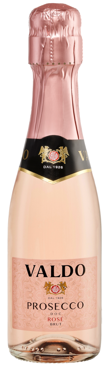 Вино игристое Розовое Брют Valdo Rose Brut Prosecco 2025 0,2 л фото