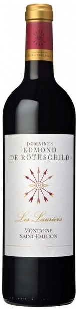 Вино Красное Сухое Domaines Edmond de Rothschild Les Lauriers Montagne Saint-Emilion 2020 0,75 л фото
