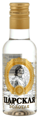 Водка Tsarskaja Gold 0,05 л фото