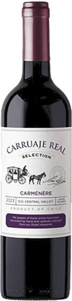 Вино Красное Сухое Carruaje Real Carmenere Valle Central 2025 0,75 л фото