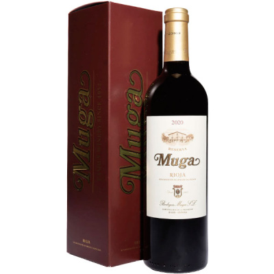 Вино Красное Сухое Muga Reserva Rioja in gift box 2020 0,75 л фото