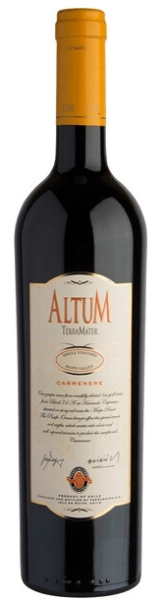 Вино Красное Сухое ТерраМатер Алтум Карменер Сингл Виньярд Valle del Maipo 2021 0,75 л фото