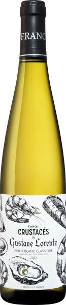 Вино Белое Сухое Gustave Lorentz L' Ami des Crustaces Pinot Blanc Alsace 2023 0,75 л фото