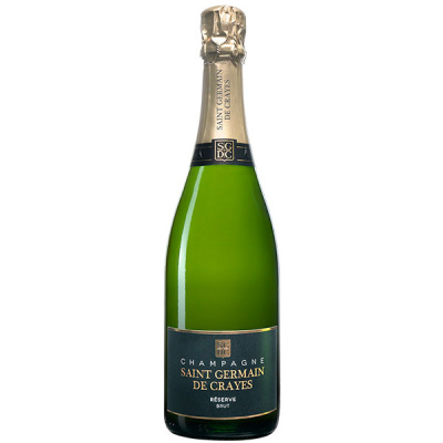 Шампанское Белое Брют Saint Germain de Crayes Reserve Brut Champagne 0,75 л фото