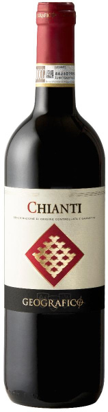 Вино Красное Сухое Geografico Chianti 2023 0,75 л фото