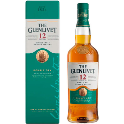 Виски The Glenlivet 12 Years Old Single Malt Speyside in gift box 0,7 л фото