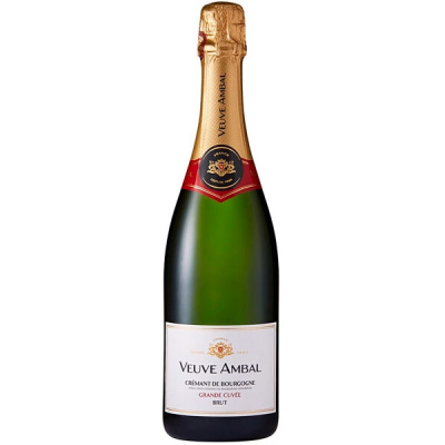 Вино игристое Белое Брют Veuve Ambal Grande Cuvee Brut Cremant de Bourgogne 0,75 л фото