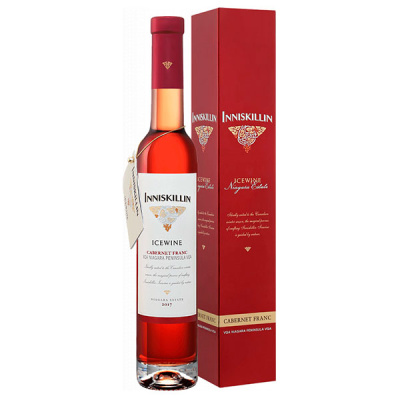 Вино Красное Сладкое Inniskillin Icewine Cabernet Franc Niagara Peninsula in gift box 2017 0,375 л фото