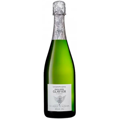 Шампанское Белое Брют Philippe Glavier La Grace d'Alphael Grand Cru Blanc de Blanc Champagne 0,75 л фото