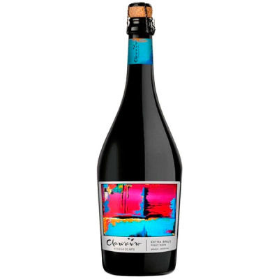 Вино игристое Розовое Сухое Claroscuro Pinot Noir Extra Brut Mendoza 2020 0,75 л фото