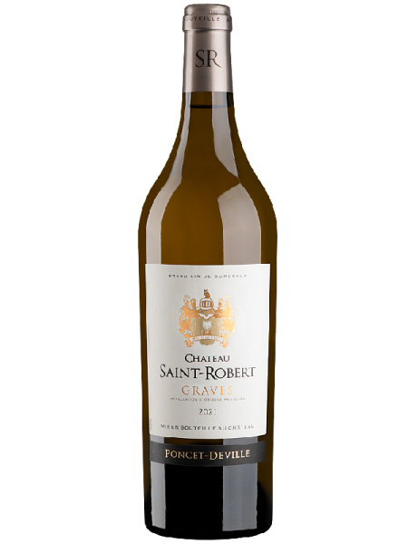 Вино Белое Сухое Сhateau Saint Robert Cuvee Poncet-Deville 2021 0,75 л фото