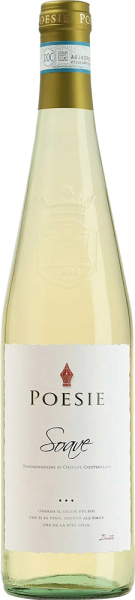 Вино Белое Сухое Poesie Soave 2023 0,75 л фото