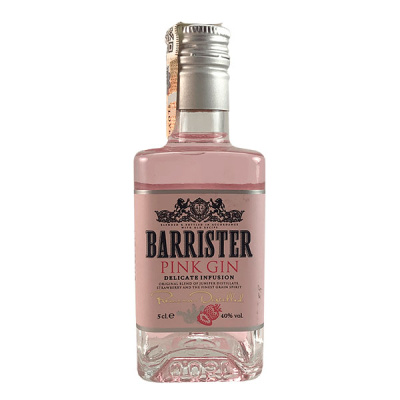 Джин Barrister Pink Gin 0,05 л фото