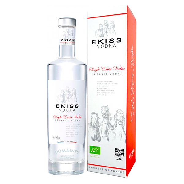 Водка Ekiss Single Estate in gift box 0,70 л фото