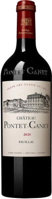 Вино Красное Сухое Chateau Pontet-Canet Grand Cru Classe 2020 0,75 л фото