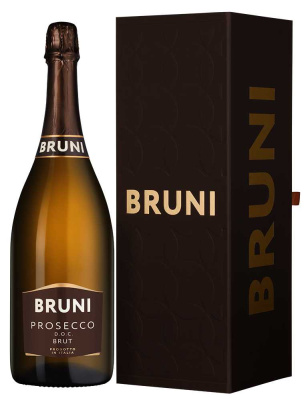 Вино игристое Белое Брют Casa Defra Prosecco Brut in gift box 2023 1,5 л фото