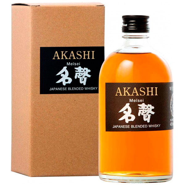 Виски Akashi Meisei Blended in gift box 0,5 л фото