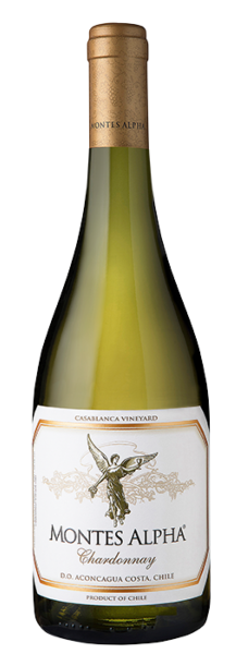 Вино Белое Сухое Montes Alpha Chardonnay 2023 0,75 л фото