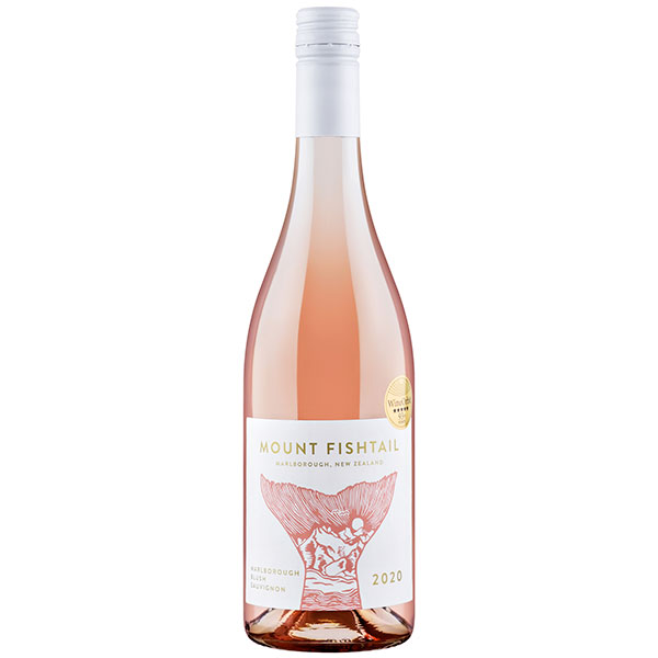 Вино Розовое Сухое Mount Fishtail Blush Sauvignon Marlborough 2020 0,75 л фото