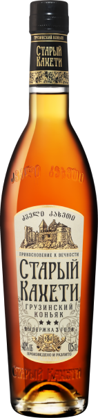 Бренди Старый Кахети 3 Года 40% 0,5 л фото