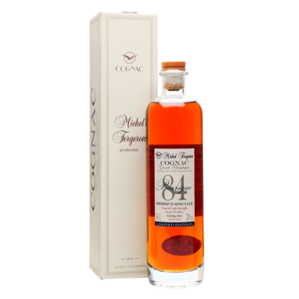 Коньяк Michel Forgeron Barrique 84 Grande Champagne in wooden box 1984 0,50 л фото