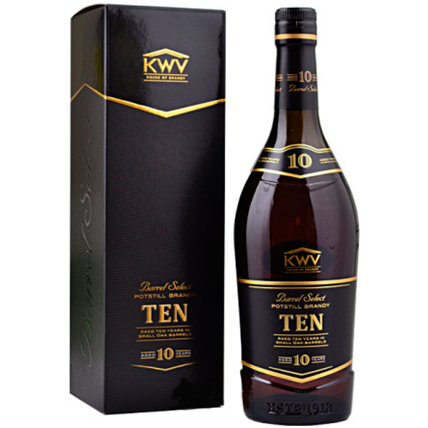 Бренди KWV 10 YO in gift box 0,75 л фото