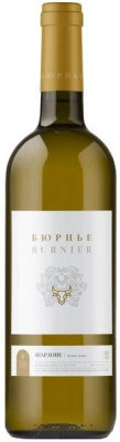 Вино Белое Сухое Burnier Chardonnay 2022 0,75 л фото
