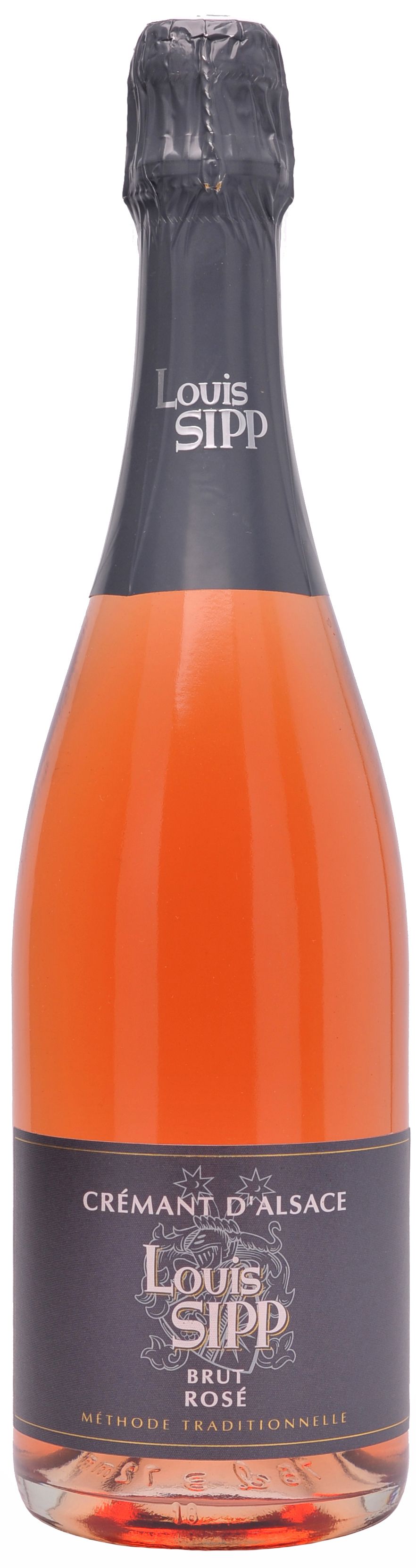 Вино игристое Розовое Брют Louis Sipp Cremant d'Alsace Brut Rose 2022 0,75 л фото