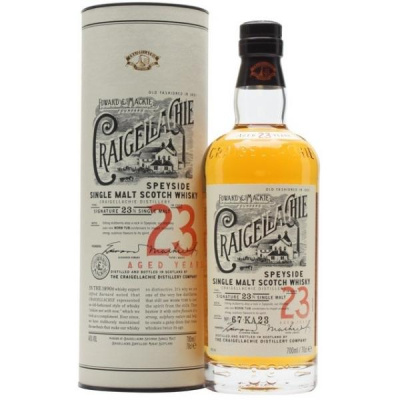 Виски Craigellachie 23 Years Old Single Malt Speyside in tube 0,70 л фото