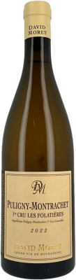 Вино Белое Сухое David Moret Puligny-Montrachet 1er Cru Les Folatieres 2022 0,75 л фото