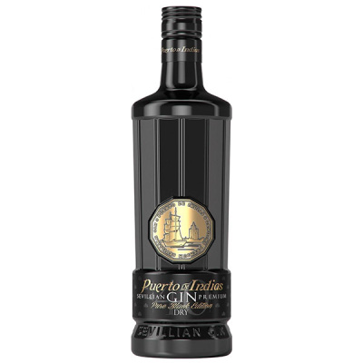 Джин Puerto de Indias Pure Black Edition Dry 0,7 л фото