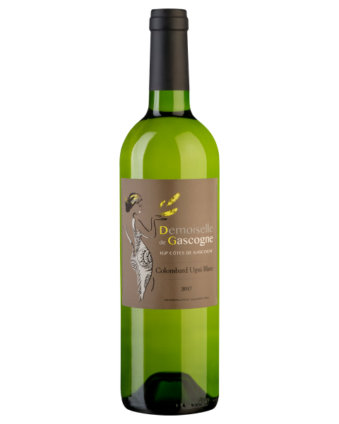 Вино Белое Сухое Demoiselle de Gascogne Colombard Ugni Blanc Cotes de Gascogne 2022 0,75 л фото