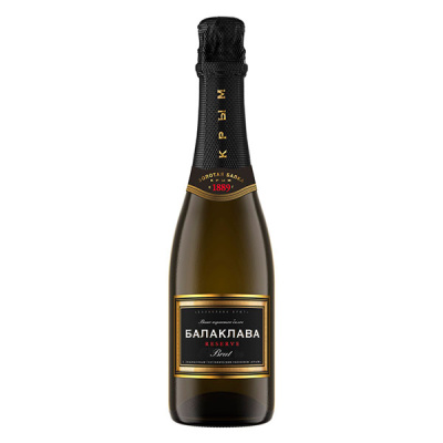 Вино игристое Белое Брют Золотая Балка Balaklava Reserve Brut 2021 0,375 л фото
