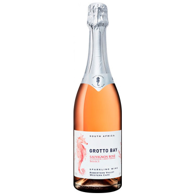 Вино игристое Розовое Экстра Брют Grotto Bay Sauvignon Rose Select Robertson Extra Brut 2023 0,75 л фото