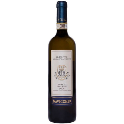 Вино Белое Сухое Il Conte Villa Prandone Navicchio Pecorino Offida 2022 0,75 л фото