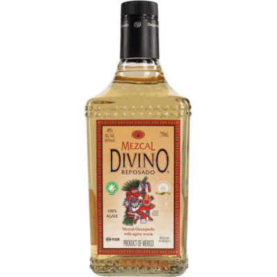 Мескаль Divino Reposado with the caterpillar 0,75 л фото