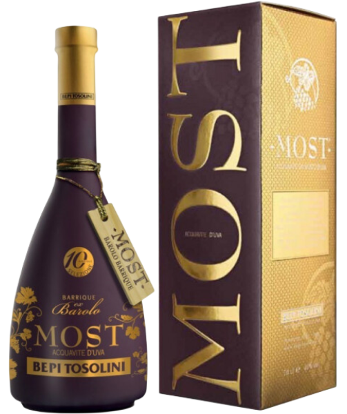 Аквавит Bepi Tosolini Most Barolo Barrique in gift box 0,7 л фото