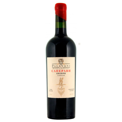 Вино Красное Сухое Palavani Saperavi Qvevri 2023 0,75 л фото