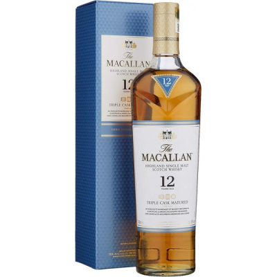 Виски Macallan Triple Cask Matured 12 Years Old Single Malt Speyside in gift box 0,75 л фото