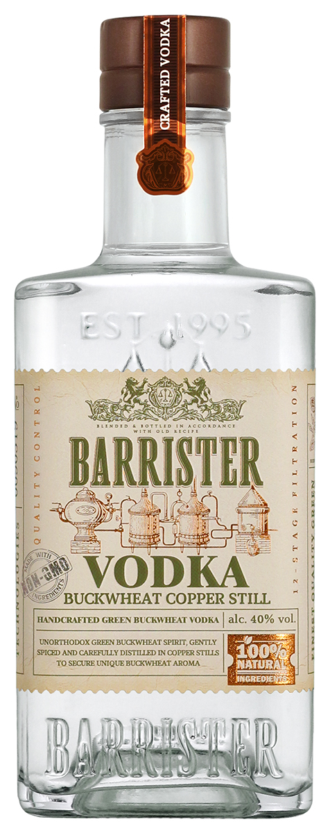 Водка Barrister Buckwheat Copper Still 0,5 л фото