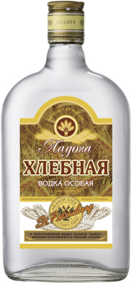 Водка Ладога Хлебная Фляга 40% 0,5 л фото