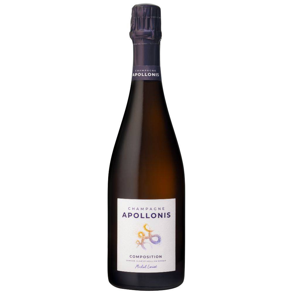Вино игристое Белое Брют Michel Loriot Apollonis Composition Brut Champagne 2022 0,75 л фото
