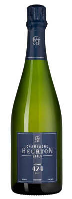 Вино игристое Белое Брют Beurton & Fils Reserve 424 Brut Champagne 2023 0,75 л фото
