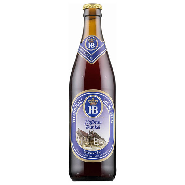 Пиво Тёмное Hofbrau Dunkel 0,5 л фото