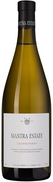 Вино Белое Сухое Mantra Estate Chardonnay Kuban 2024 0,75 л фото