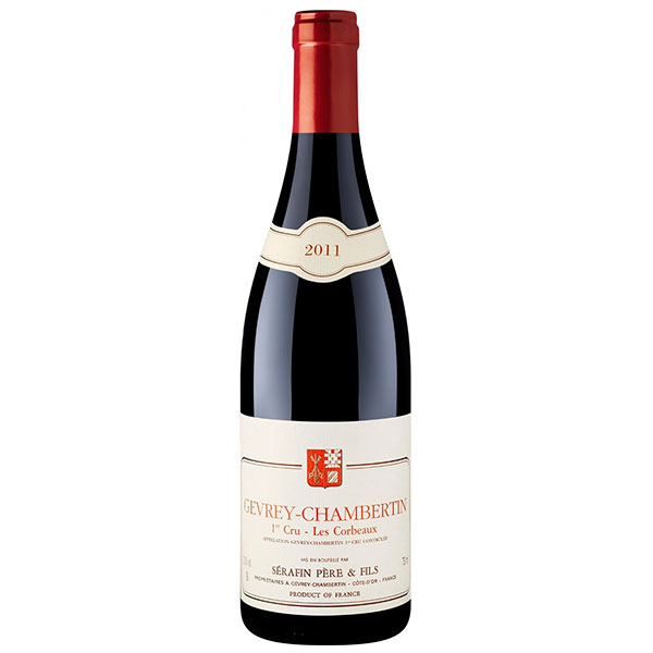 Вино Красное Сухое Serafin Pere & Fils Gevrey-Chambertin 1-er Cru Les Corbeaux 2011 0,75 л фото