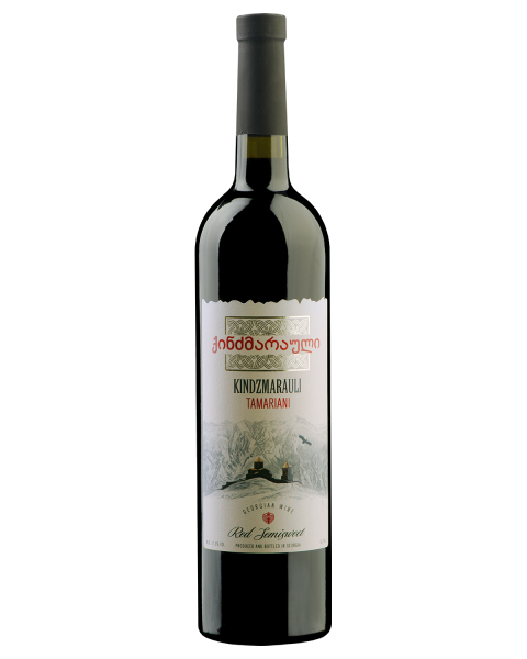 Вино Красное Полусладкое Tamariani Kindzmarauli 2023 0,75 л фото