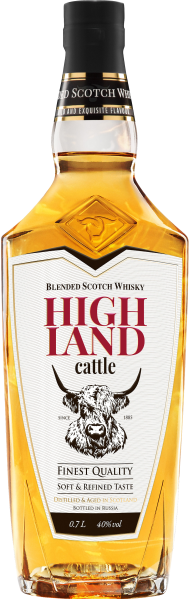 Виски Highland Cattle Blended 0,7 л фото